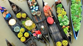 Tour du lịch chợ nổi Damnoen Saduak - Thái Lan
